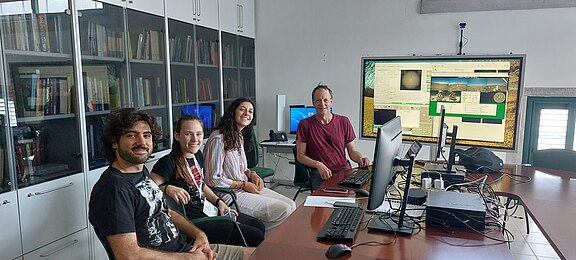 Hand-on session for students: remote observations with the Gregor Solar Telescope.