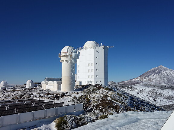 GREGOR Telescope on ice