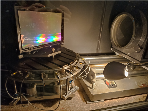 Gitter des Spektrographen